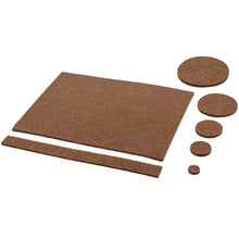 Load image into Gallery viewer, Felt Furniture Pads for Hardwood Floors Felt Pads, Brown - 181pc
