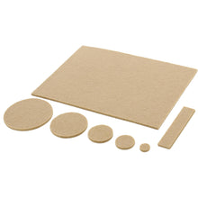 Load image into Gallery viewer, Felt Furniture Pads for Hardwood Floors Felt Pads, Tan - 235pc
