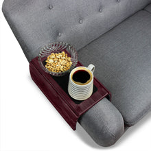 Load image into Gallery viewer, Natural Bamboo Sofa Armrest Anti-Slip Coaster for Squared Edge Armrest
