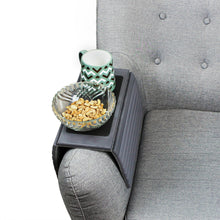 Load image into Gallery viewer, Bamboo Armrest Anti-Slip Coaster for Squared Edge Armrests Gray
