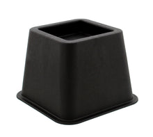 Load image into Gallery viewer, 3” Inch Bed and Furniture Risers in Black
