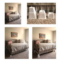 Load image into Gallery viewer, 3” Inch Bed and Furniture Risers in White
