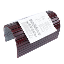 Load image into Gallery viewer, Bamboo Armrest Anti-Slip Coaster for Squared Edge Armrests Mahogany
