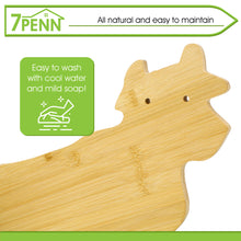 Load image into Gallery viewer, Wooden Cutting Board Cow, Chopping Charcuterie Serving Board
