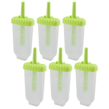 Load image into Gallery viewer, Ice Pop Molds Popsicle Holder Set - 6 Pc Popsicle Molds with Tray
