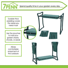 Load image into Gallery viewer, Garden Stool - 2 in 1 Garden Kneeler and Garden Work Seat Foldable Stool
